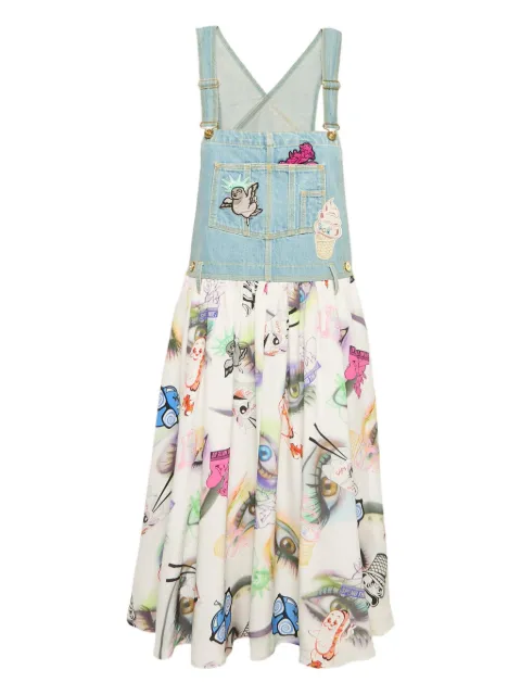 Kenzo Pre-Owned denim dungaree dress