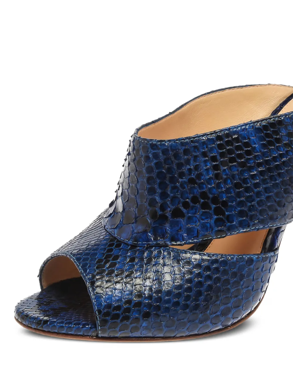 Alexandre Birman 100mm Latoya python heeled mules | Image 2