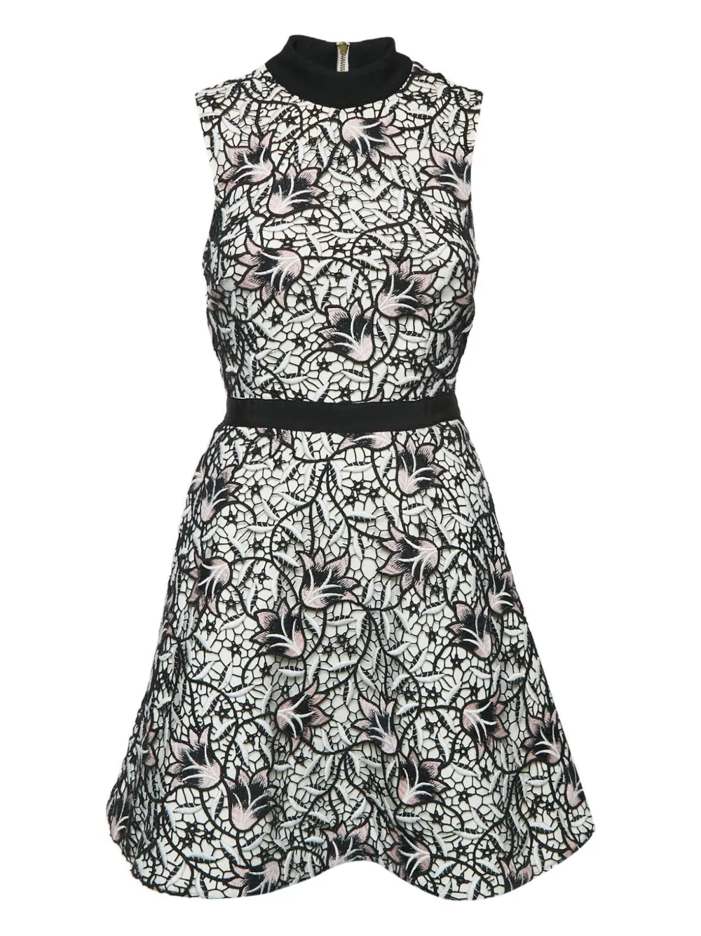 Self-Portrait floral-print midi dress | White | Image 1