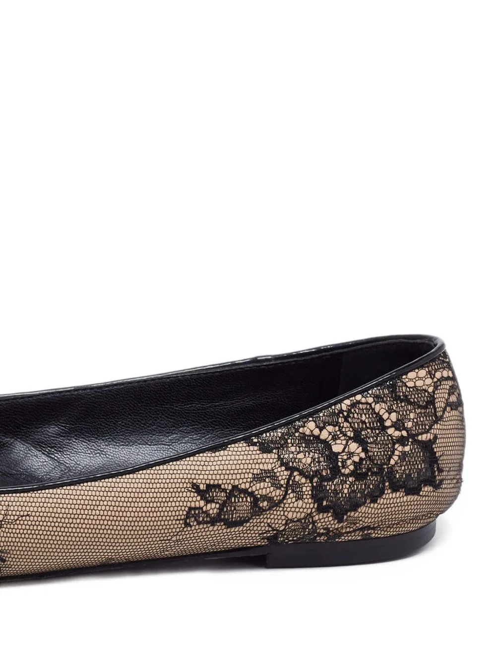 Giuseppe Zanotti Vintage Leren ballerina's - Beige