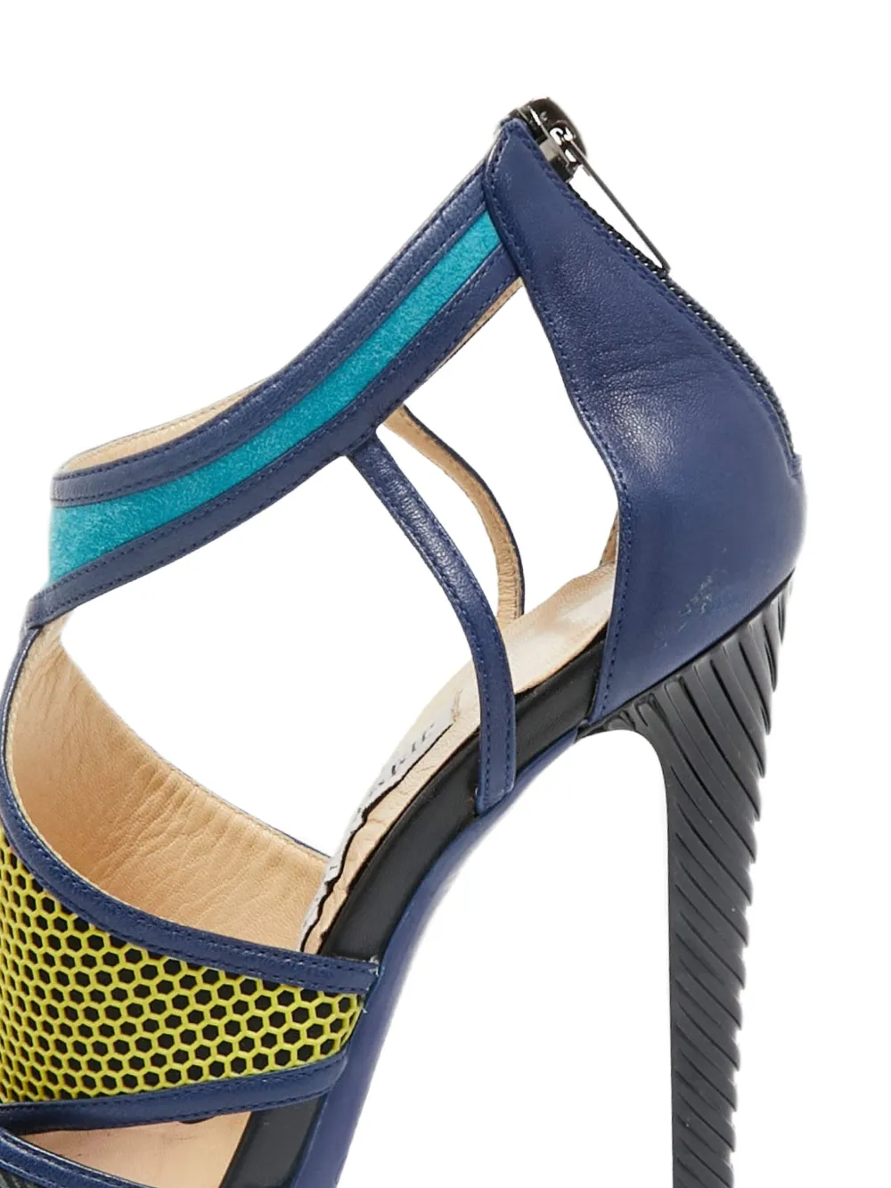 Jimmy Choo Pre-Owned 130mm platform mesh-panelled sandals | Image 2