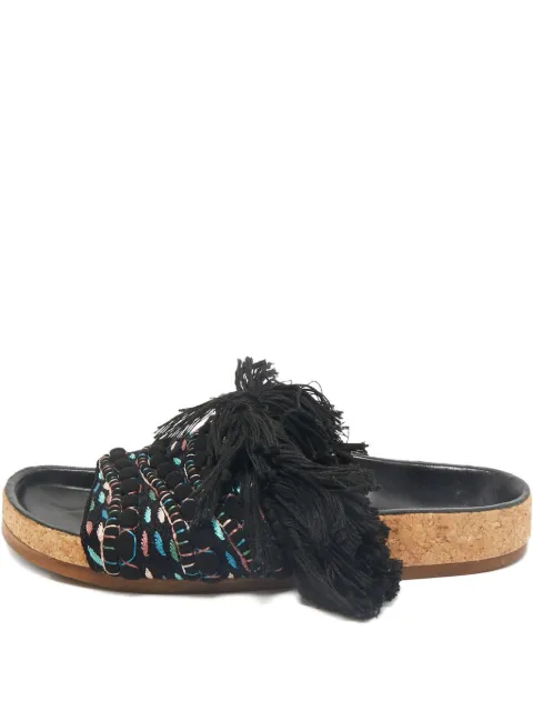 Chloé Pre-Owned crochet tassel sandals