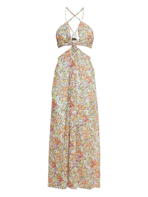 Maje floral-print maxi dress