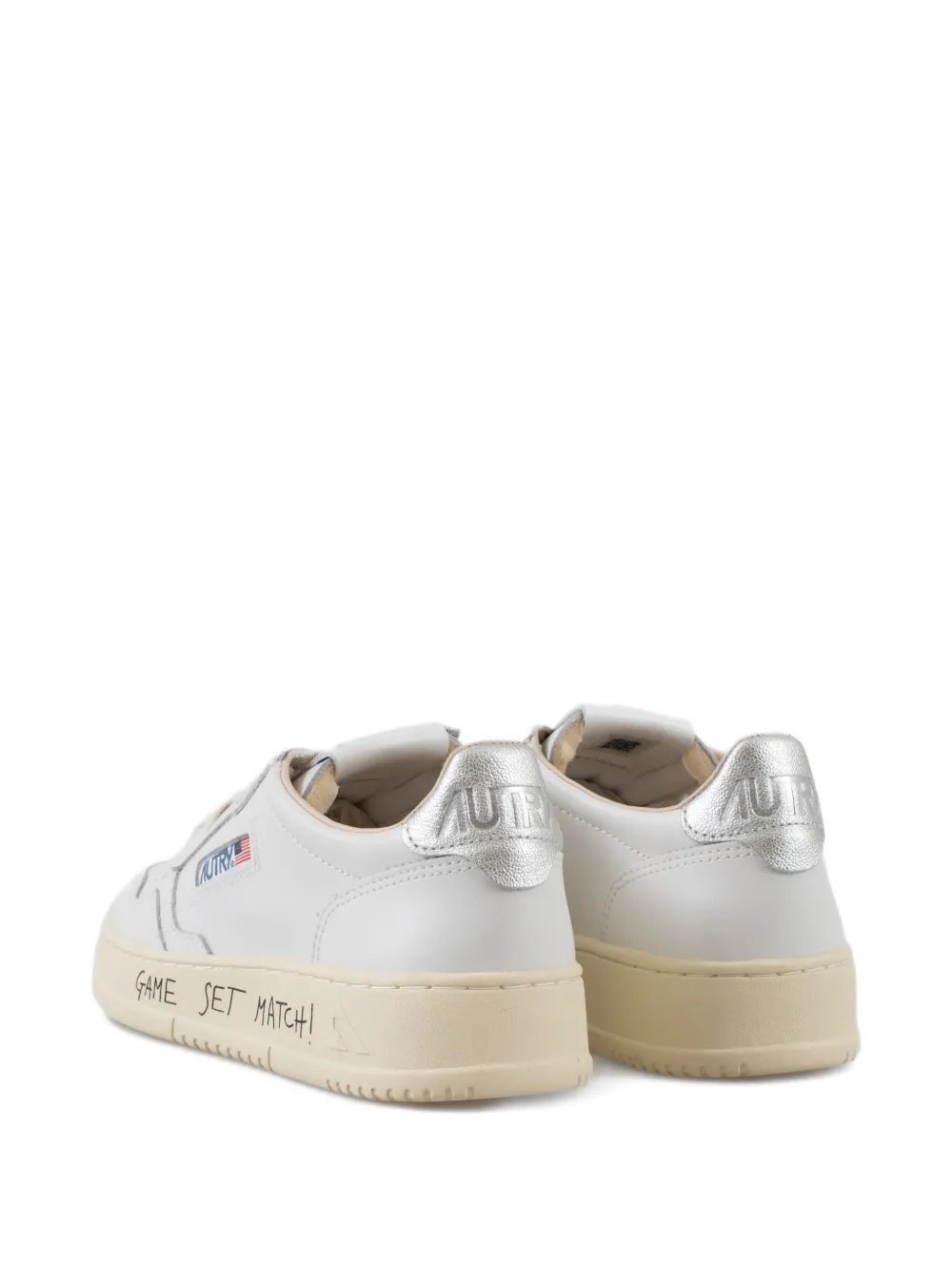 Autry perforated leather sneakers White