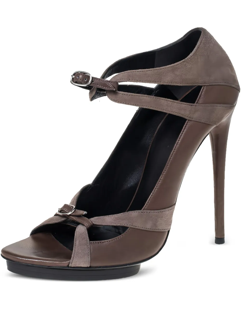 Balenciaga Pre-Owned Sandalen mit Schnallenriemen 130mm - Grau