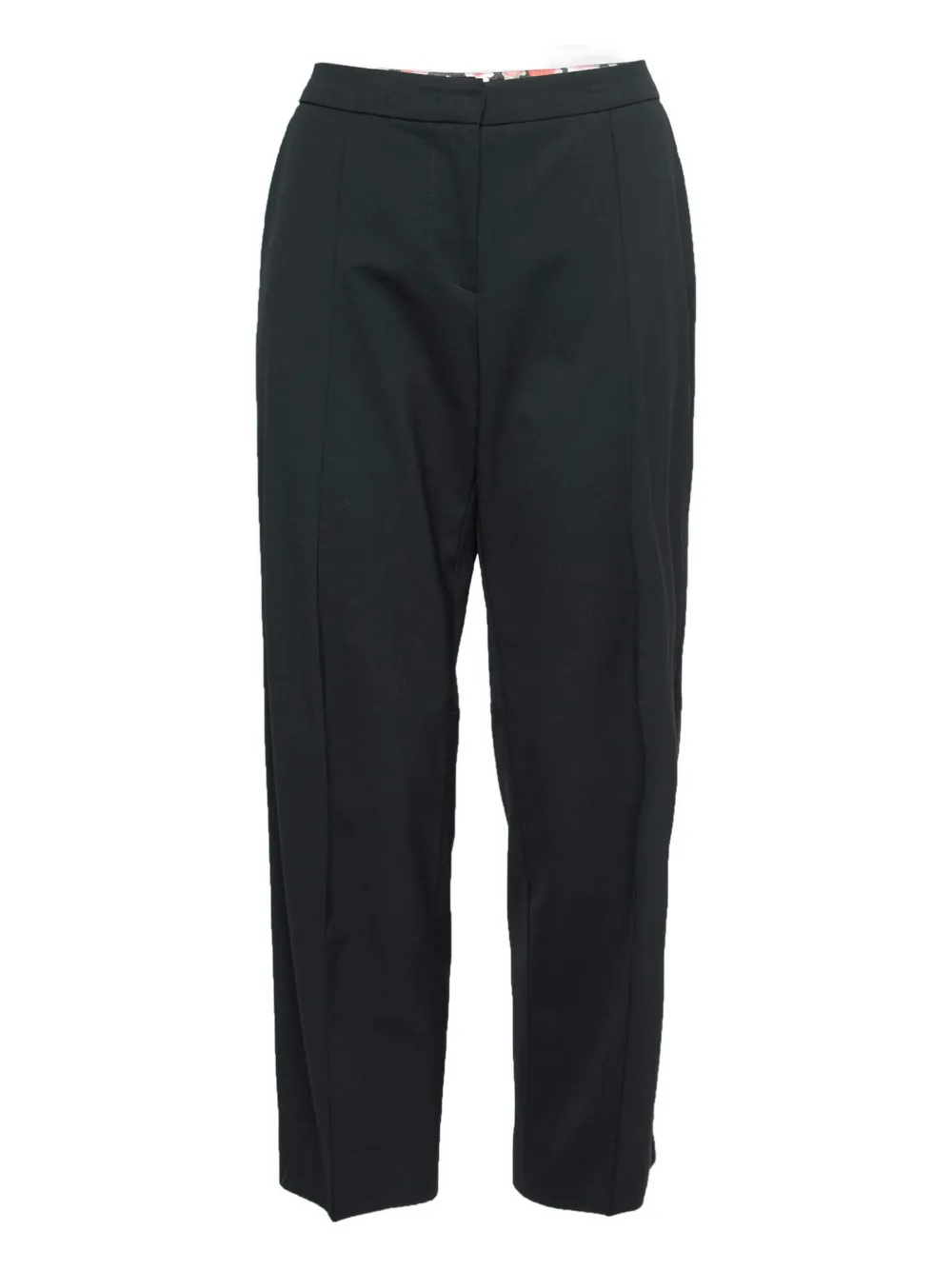 Emporio Armani Pre-Owned wool mohair trousers | Black | Image 1