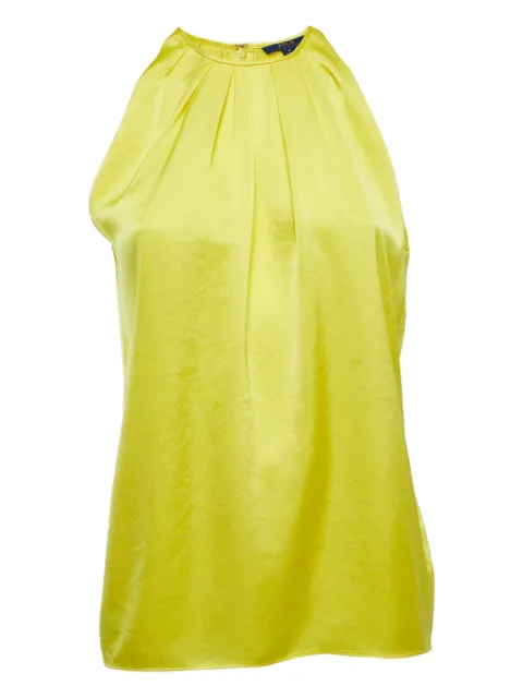 Polo Ralph Lauren Vintage pleated halterneck top