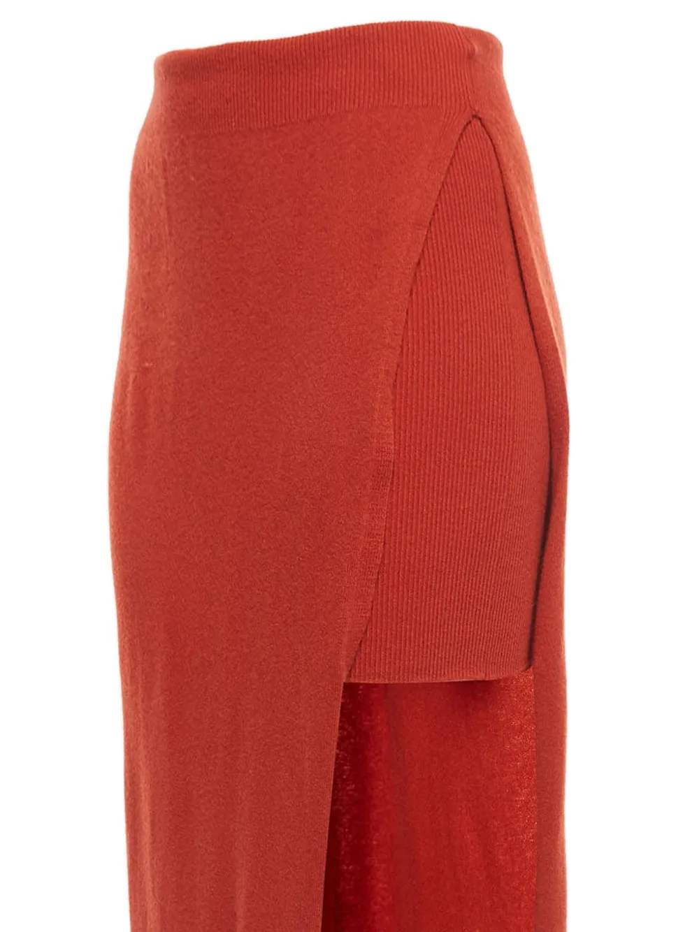 Jacquemus Pre-Owned Asymmetrische rok - Rood
