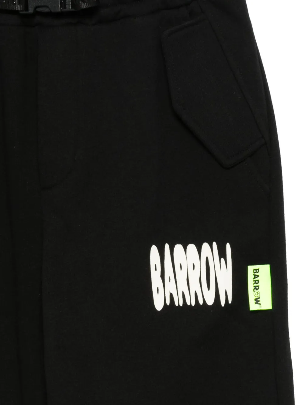 Barrow kids Trainingsbroek met gespdetail en snelsluiting Zwart