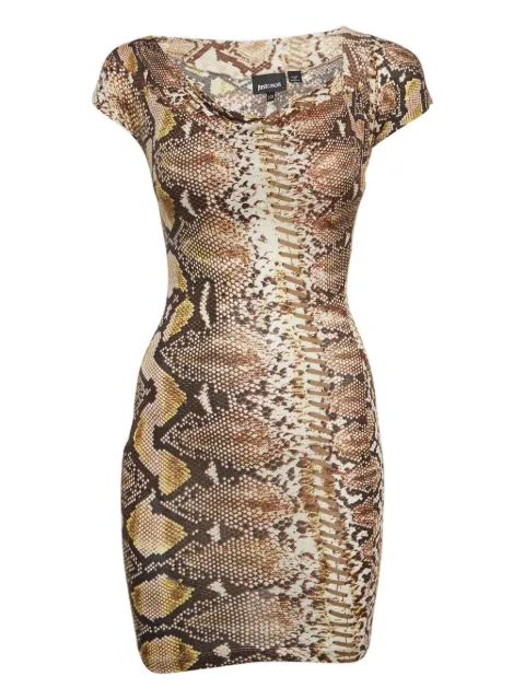Just Cavalli Vintage snake-print knit dress