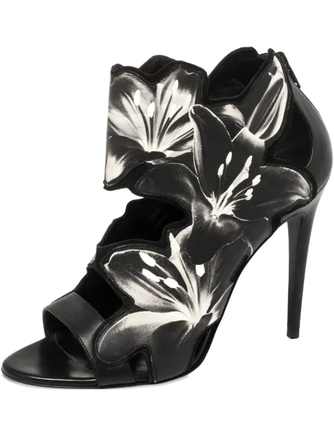 Pierre Hardy 115mm Lily leather sandals