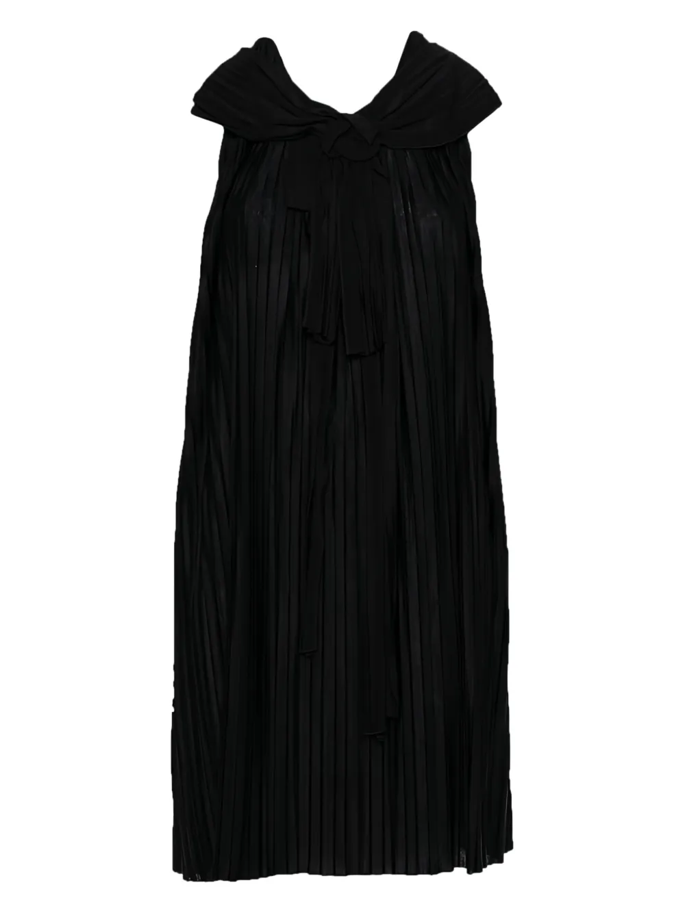 Chloé Pre-Owned pleated bow dress | Black | Image 1