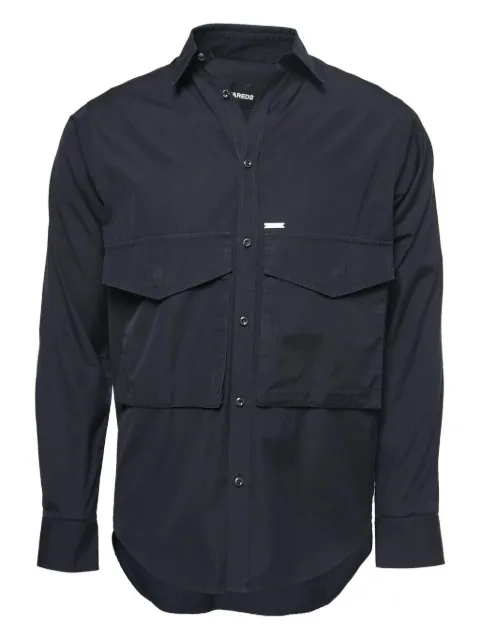 DSQUARED2 flap-pocket cotton shirt