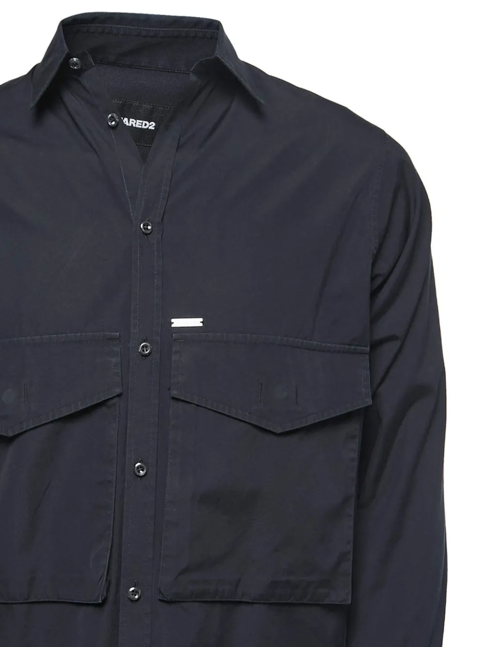 DSQUARED2 flap-pocket cotton shirt | Image 2