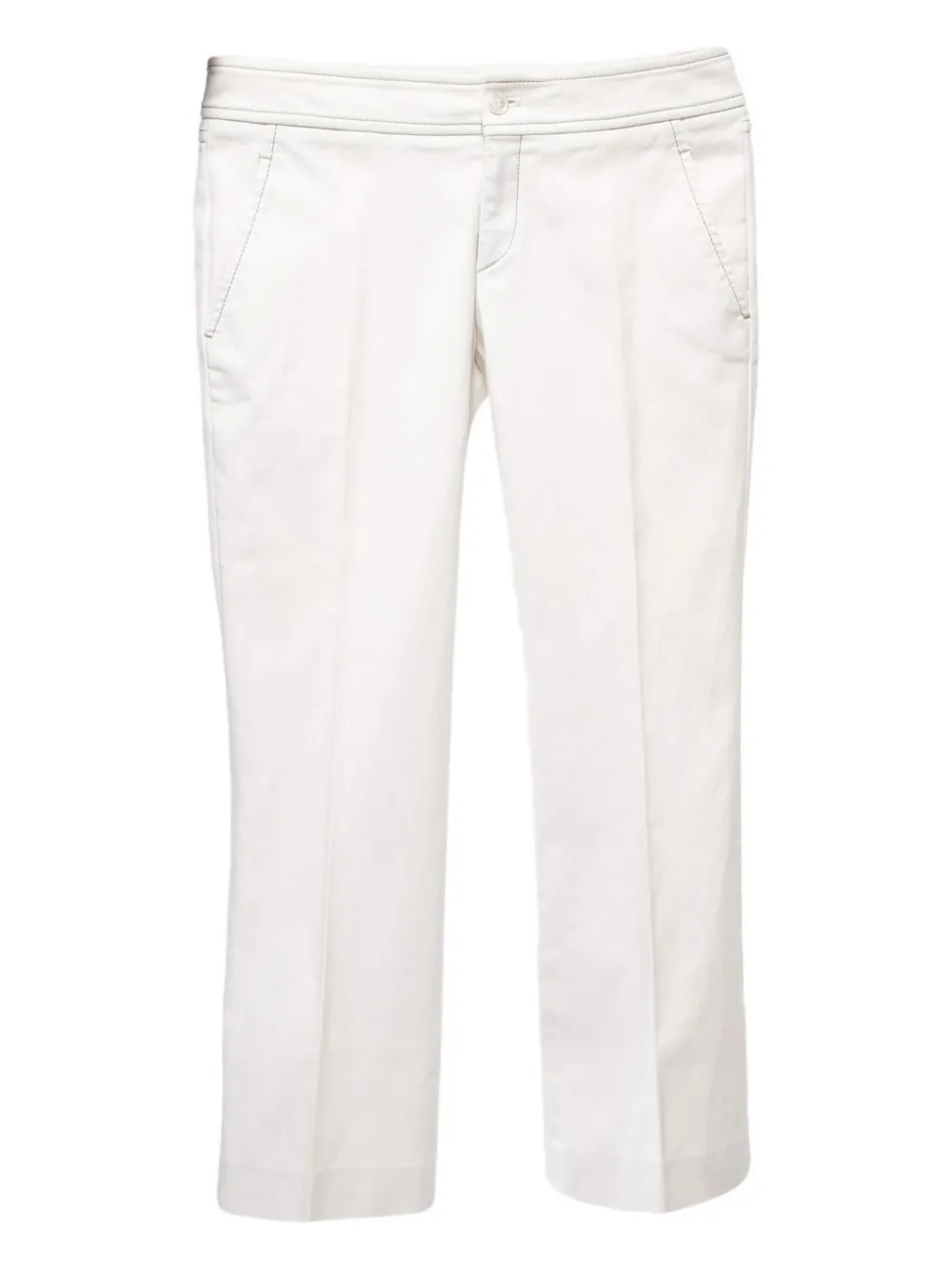 Gucci Pre-Owned Hose mit geradem Bein - Weiß