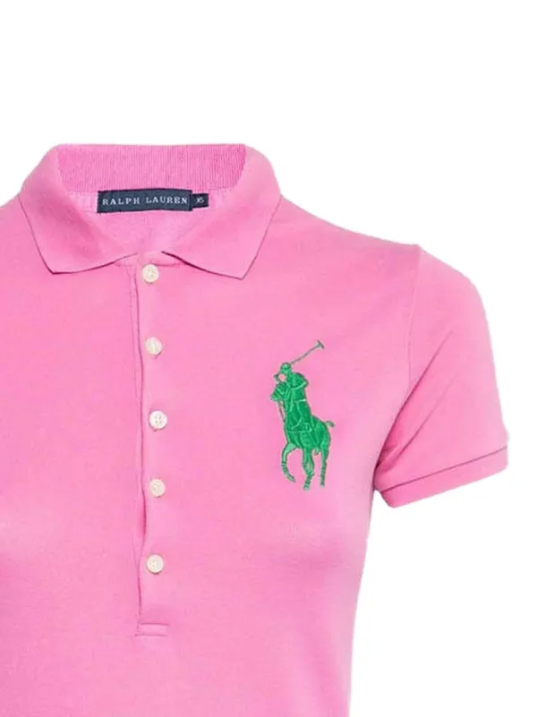 open lace back dress Ralph Lauren Girls Sleeveless Polo Dress in Pink