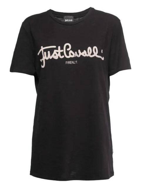 Just Cavalli Vintage playera con logo estampado
