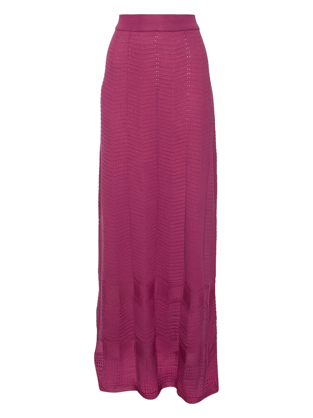 Missoni Pre-Owned chevron-knit skirt | Purple | Image 1