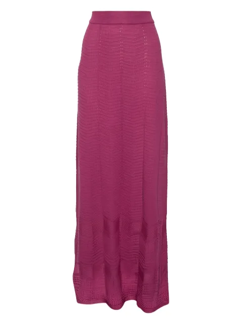 Missoni Pre-Owned chevron-knit skirt