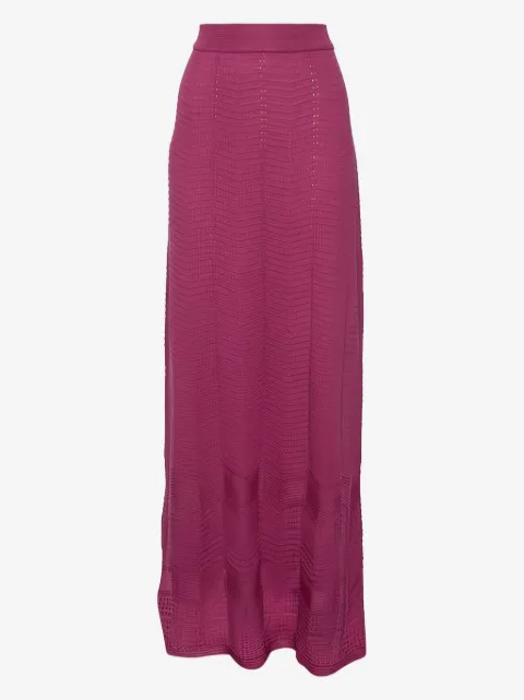 Missoni Pre-Owned chevron-knit skirt