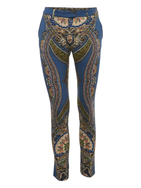 Etro Pre-Owned بنطال بطبعة بيزلي