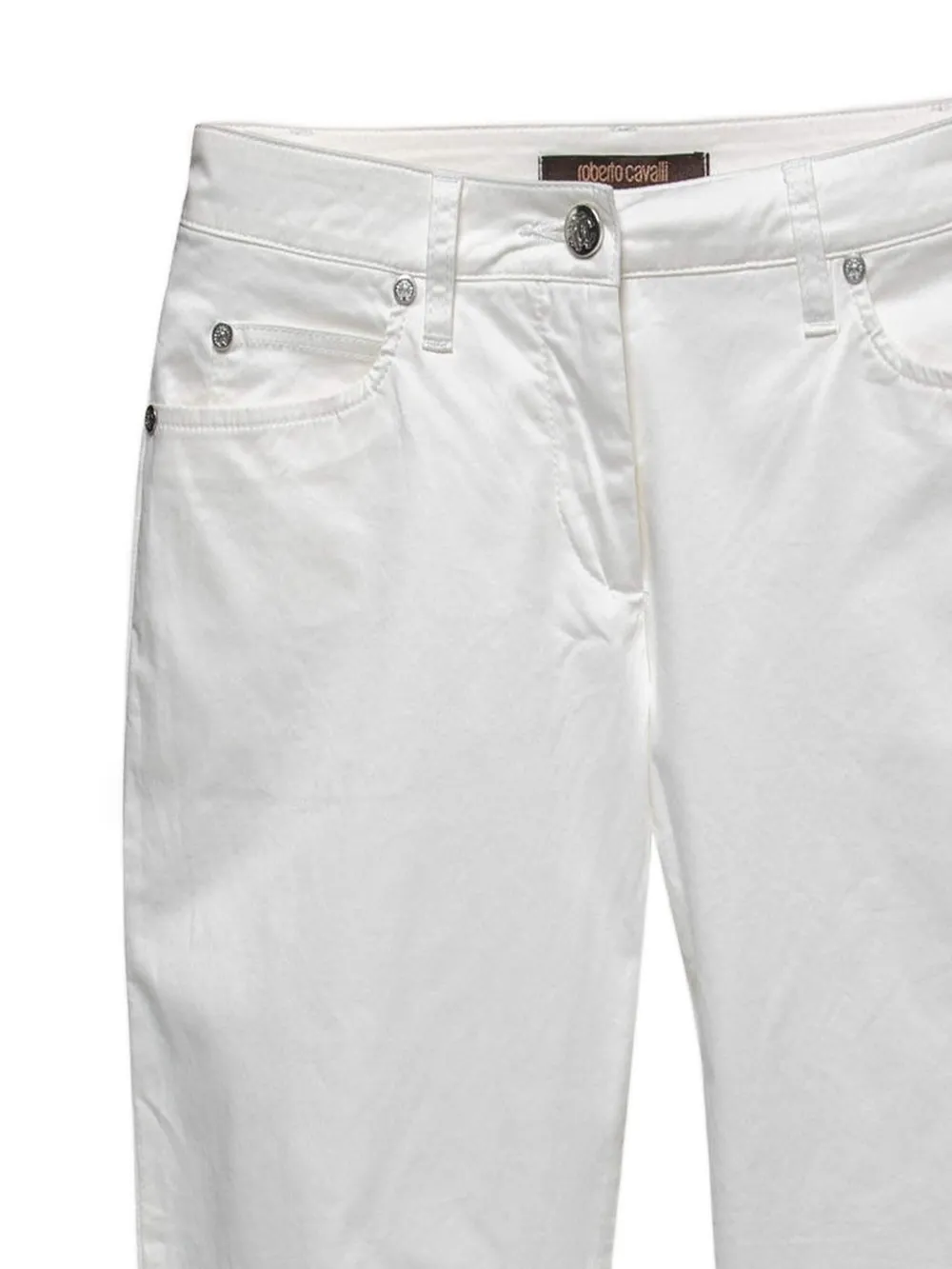 Roberto Cavalli Vintage Broek met vijf zakken - Wit