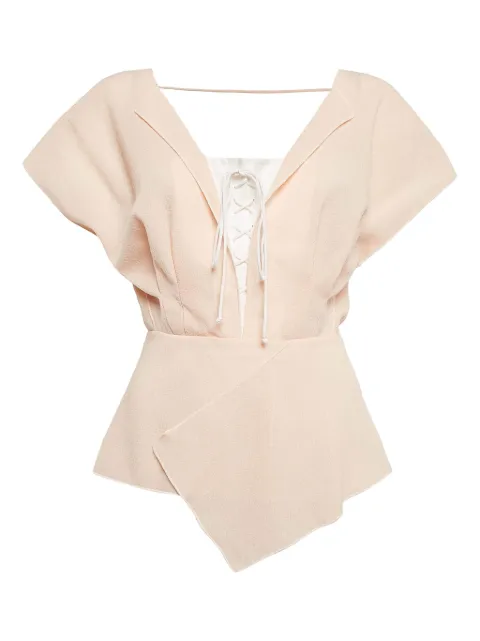 Roland Mouret top con peplum