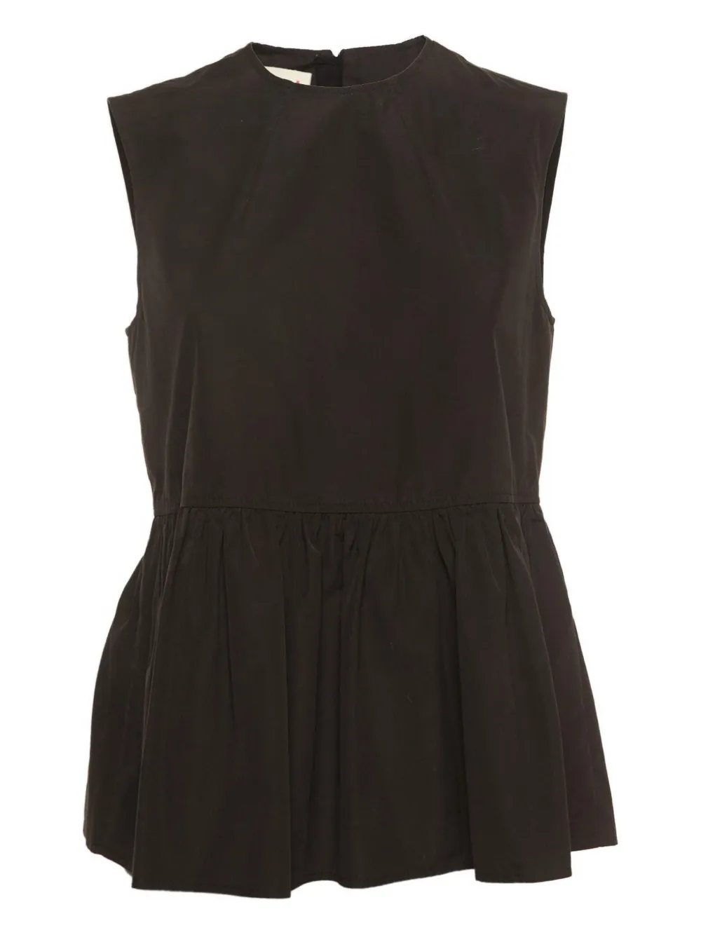 Marni Pre-Owned sleeveless peplum top | Black | Image 1