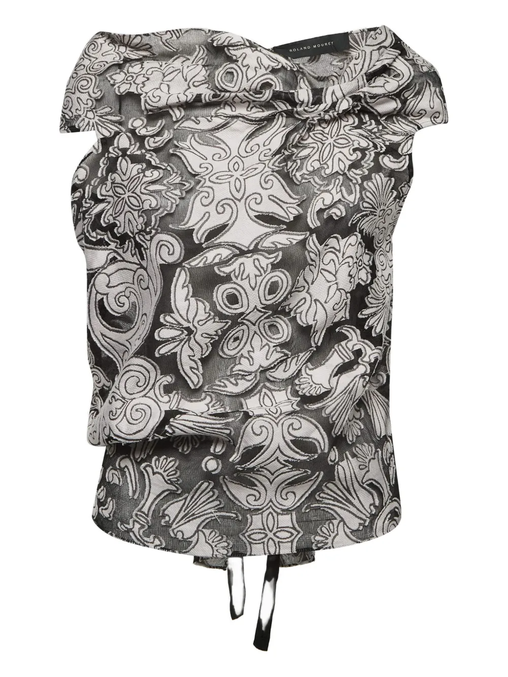 Roland Mouret draped top | White | Image 1