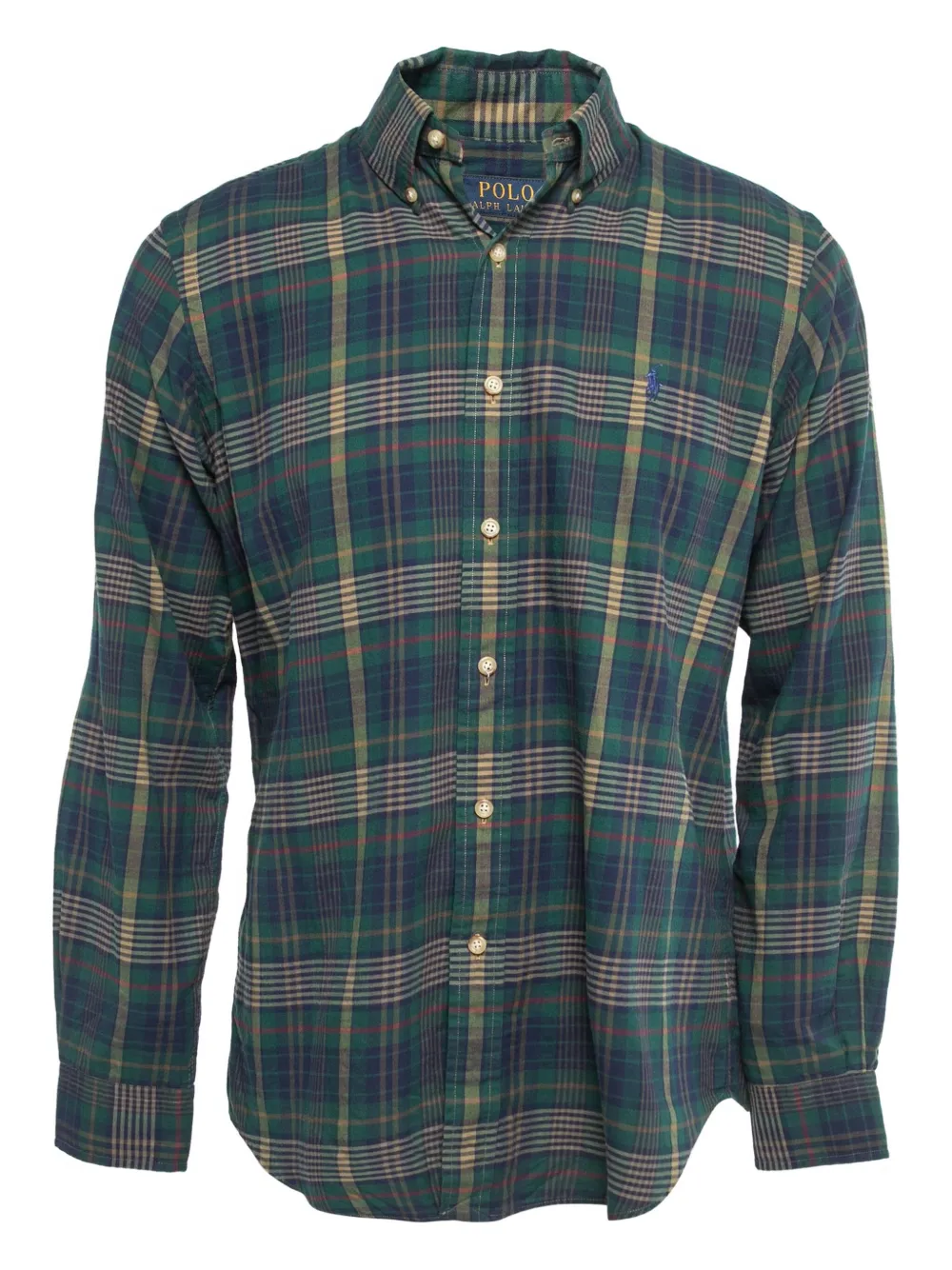 Polo Ralph Lauren Vintage plaid cotton shirt | Green | Image 1