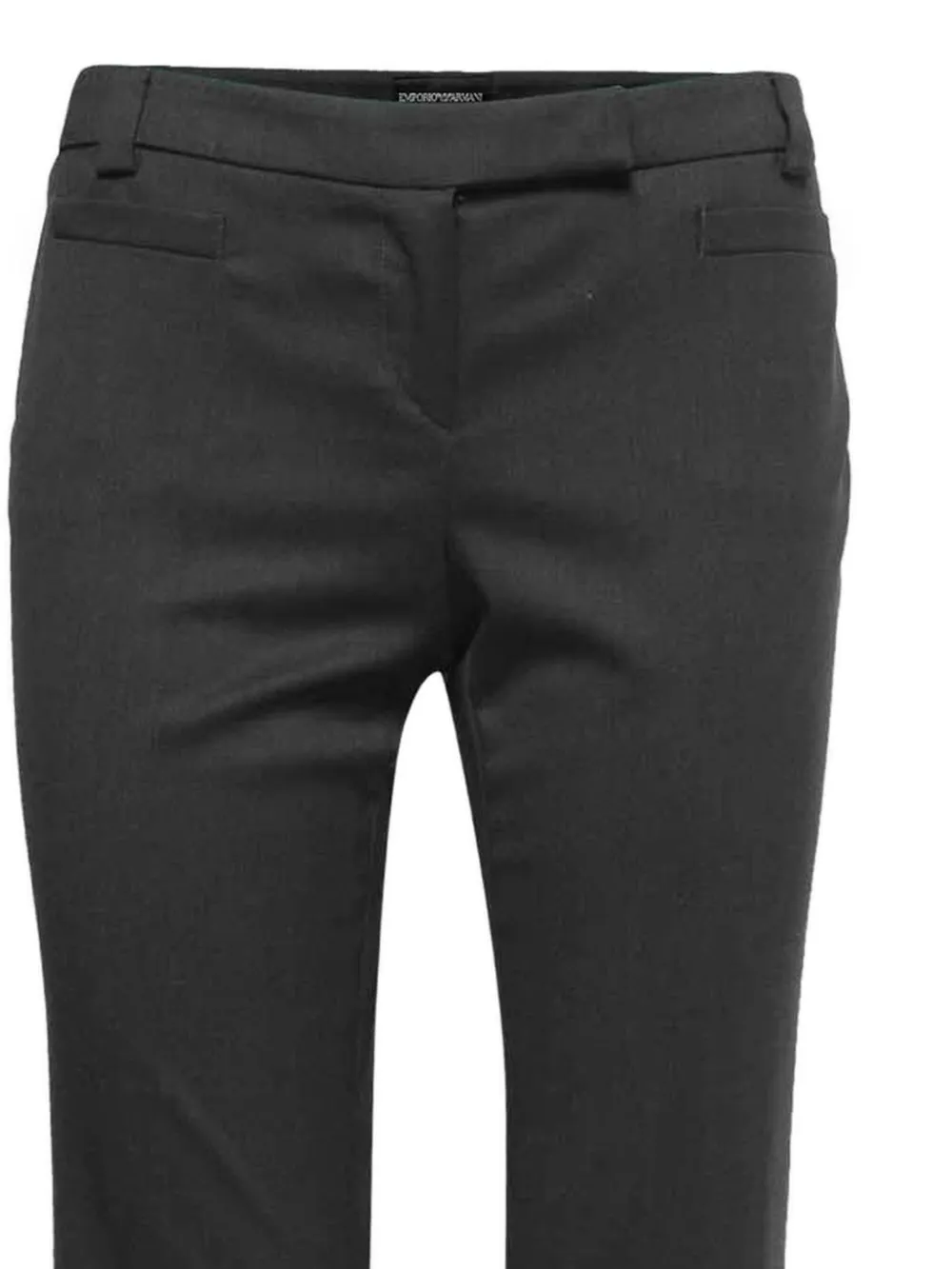 Emporio Armani Pre-Owned Katoenen broek - Grijs