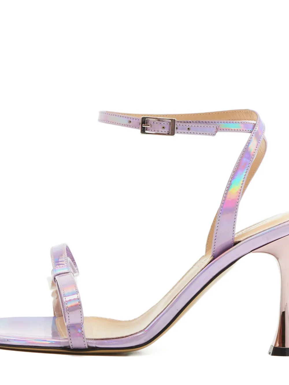 MACH & MACH Pre-Owned 95mm iridescent-effect sandals | Image 2