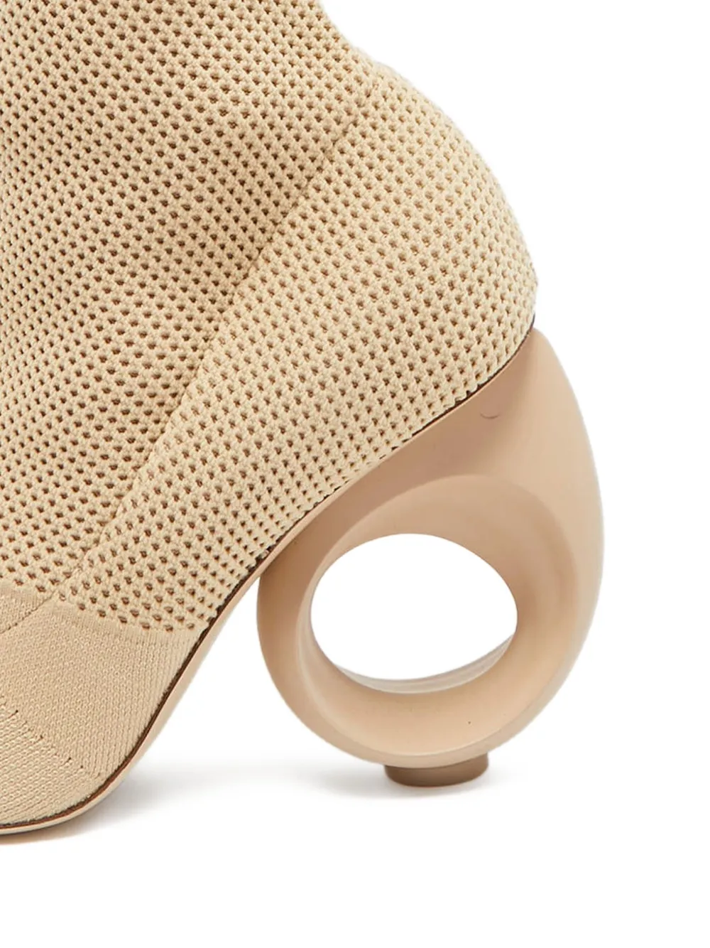 Burberry Pre-Owned 100mm gebreide pumps - Beige