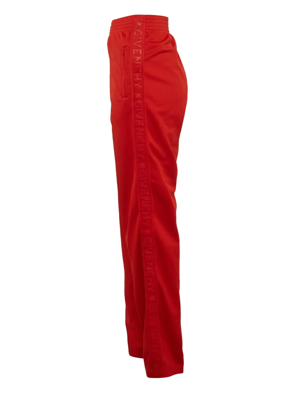 Pre-owned Givenchy Jersey Track Pants In Red