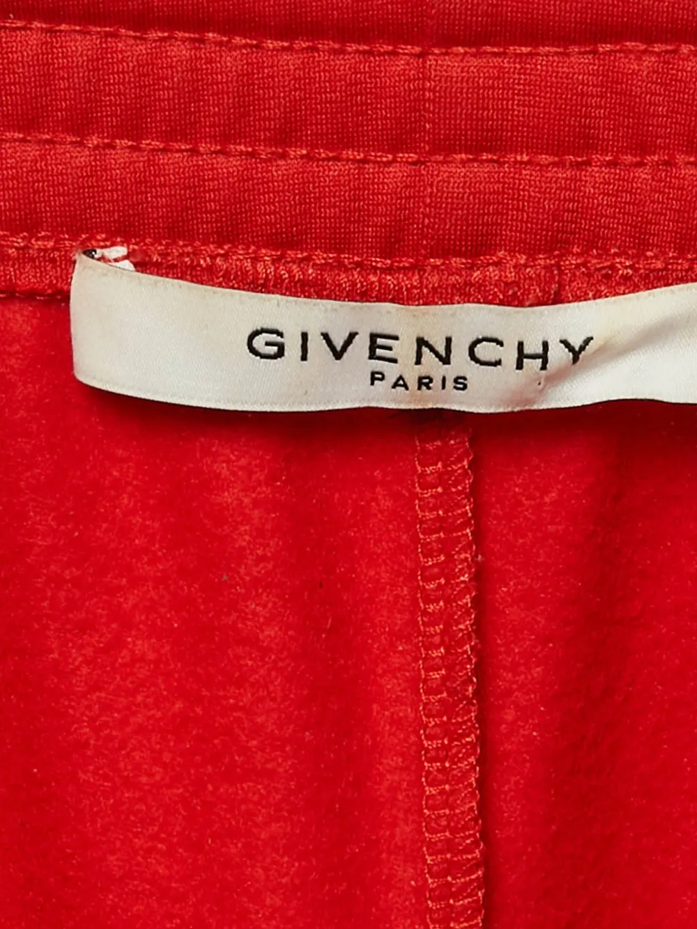 Pre-owned Givenchy Jersey Track Pants In Red