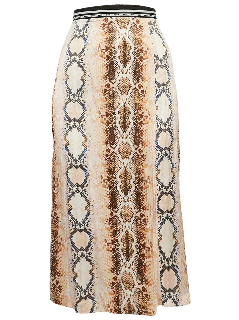 Maje Pre-owned midi-rok met slangenprint - Beige