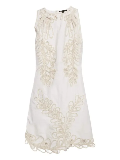 Maje vestido con bordado floral