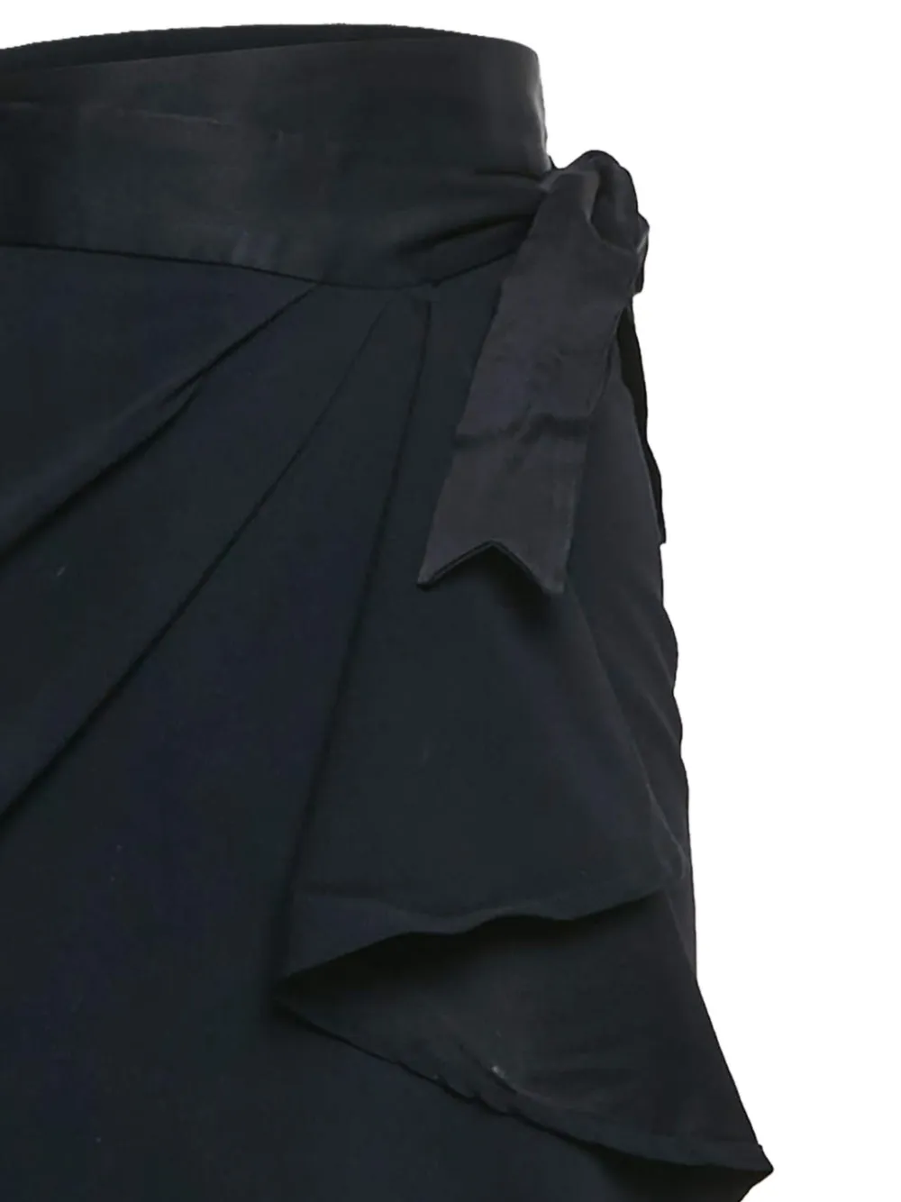 Moschino Pre-Owned 2024 wikkelrok met ruches - Blauw