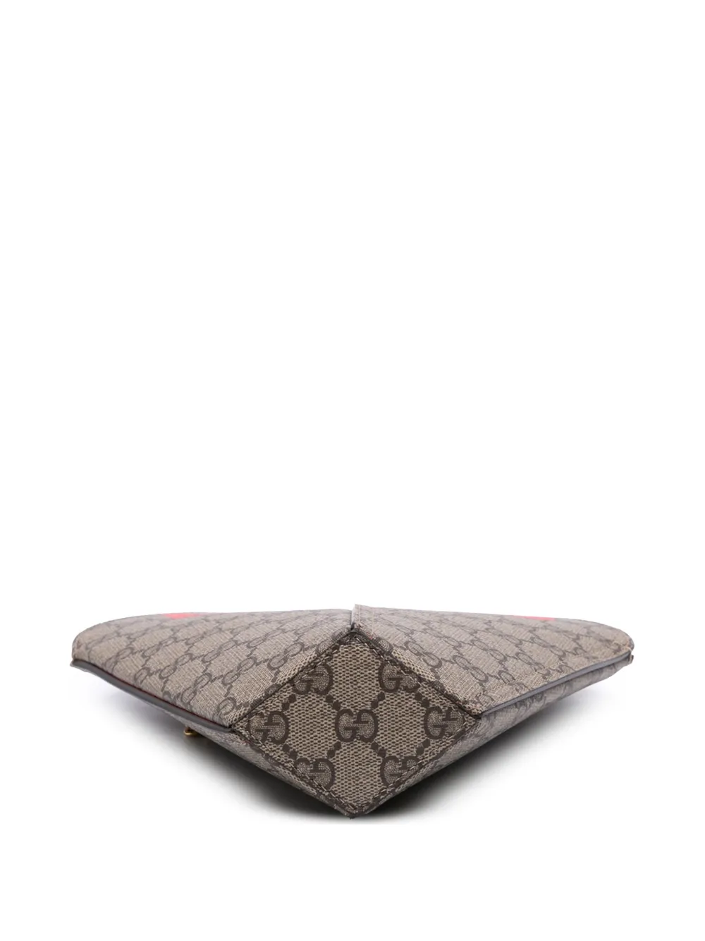 Pre-owned Gucci 2022 Valentines Day Gg Supreme Love Heart Bag Crossbody Bag In Brown