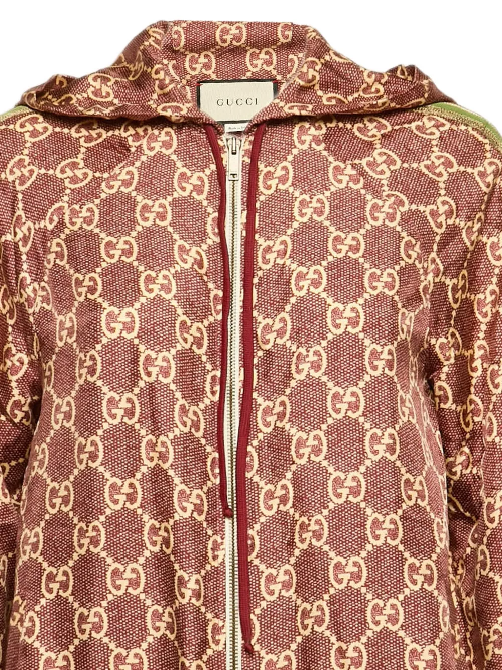 Gucci Pre-Owned GG Supreme hooded jacket | Image 2