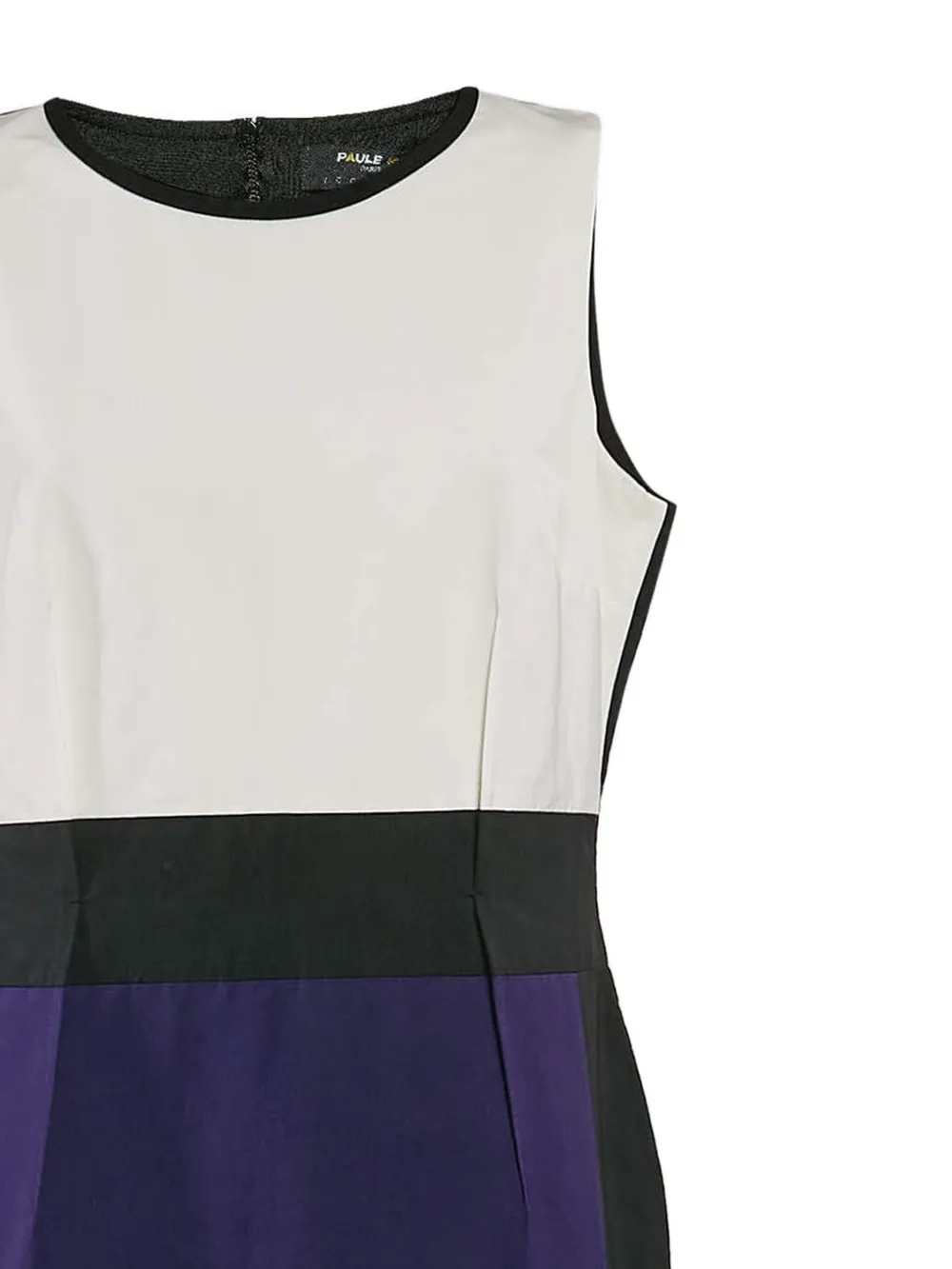 Paule Ka Jurk met colourblocking - Paars