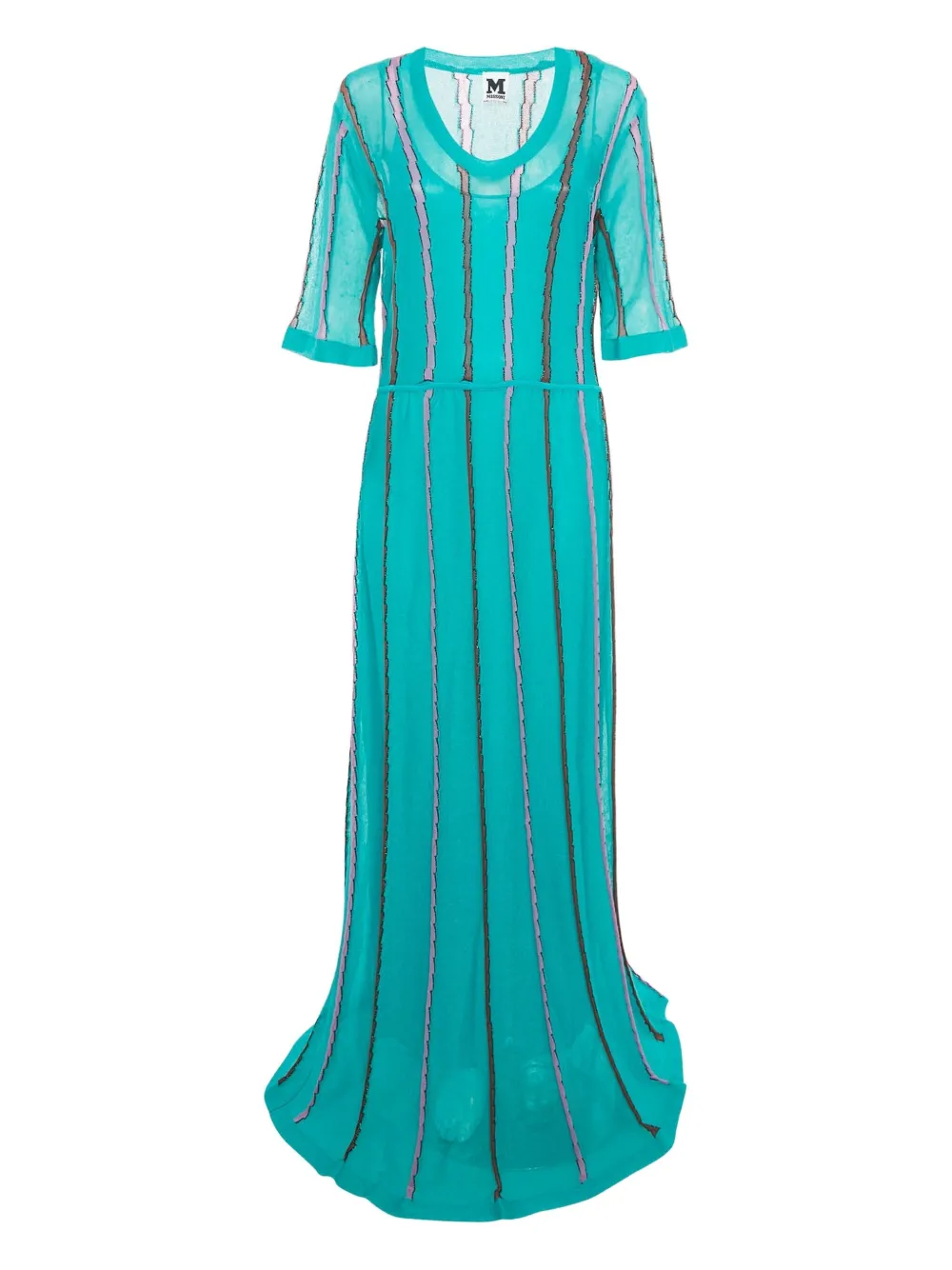 Missoni Pre-Owned 2024 striped knit maxi dress | Green | Image 1