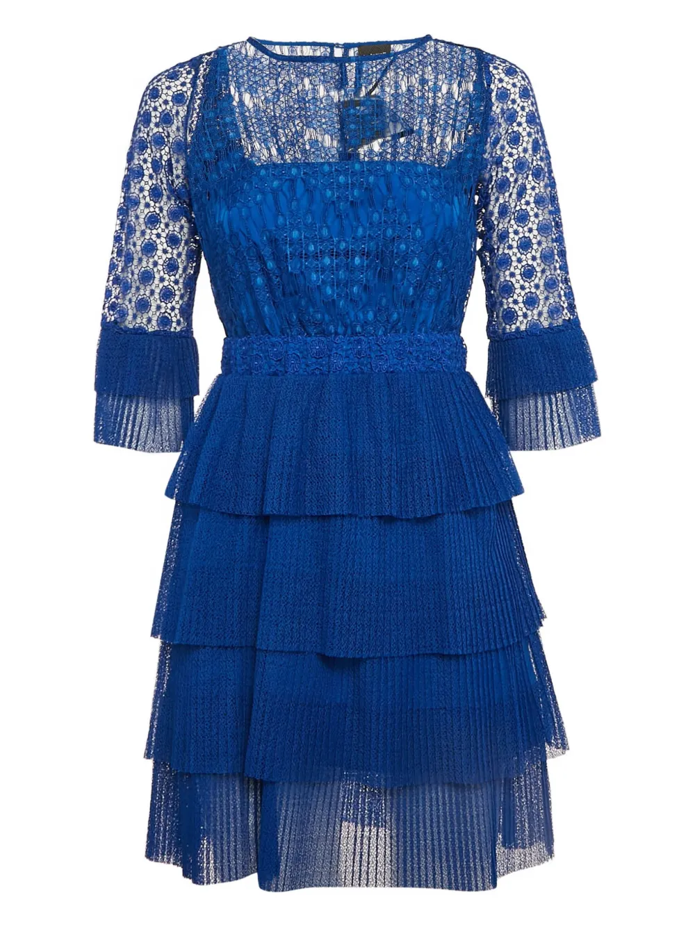 Just Cavalli Vintage レースパネル ドレス - ブルー Just Cavalli Vintage レースパネル ドレス - ブルー