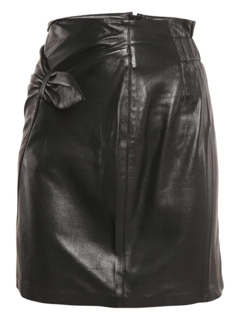 Nanushka Pre-Owned faux-leather mini skirt