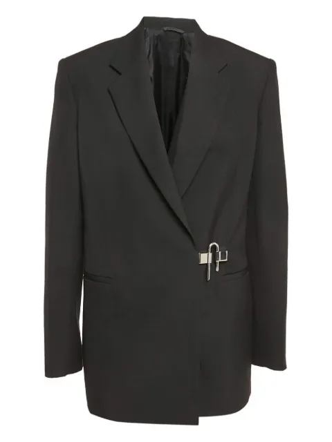 Givenchy Pre-Owned blazer con broche de metal