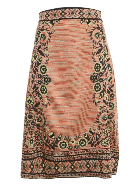 Missoni Pre-Owned floral-print midi skirt