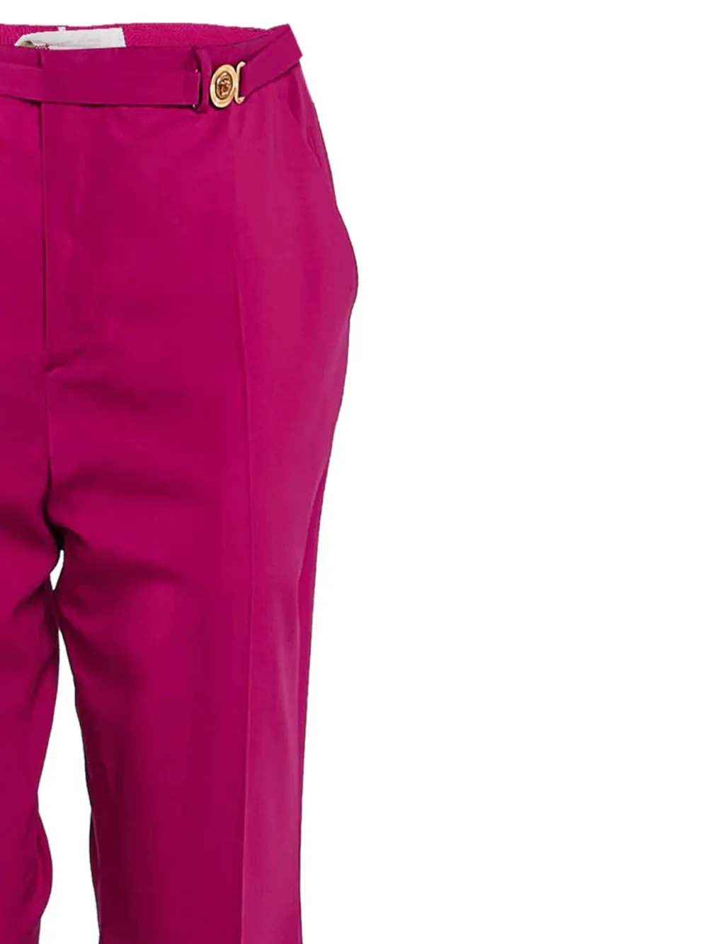 Versace Pre-Owned Wollen broek met Medusa-detail - Roze