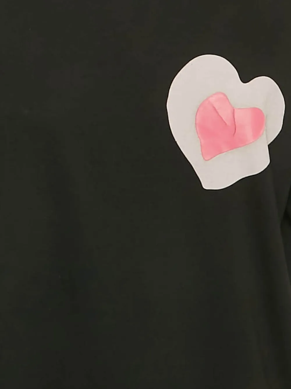 Emporio Armani Pre-Owned heart-appliqué cotton T-shirt | Image 2