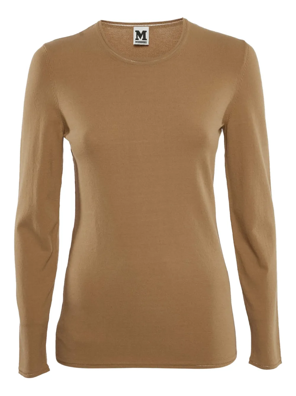 Missoni Pre-Owned crew-neck long-sleeve top | Brown | Image 1