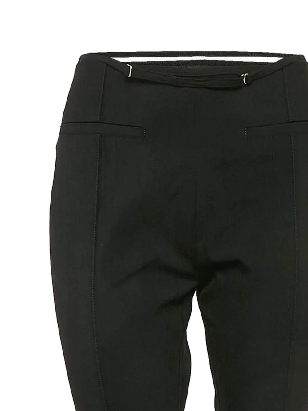 Jacquemus Pre-Owned Chino met ceintuur - Zwart
